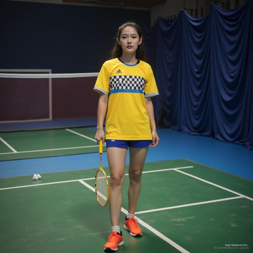 Kaos Badminton Yonex Import Minion Yellow Jersey Yonex