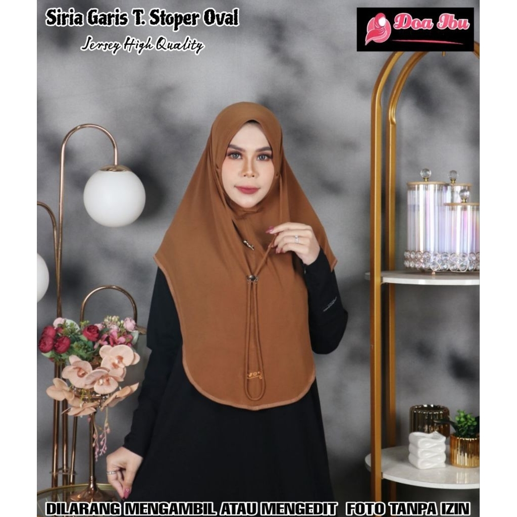 DOA IBU - JILBAB DOI TALI kupu STOPPER size M JERSEY HQ by DOA IBU HIJAB