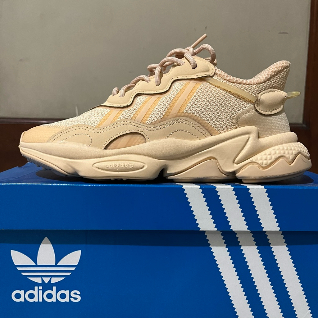Adidas Ozweego J Brown Yellow Originals NEW