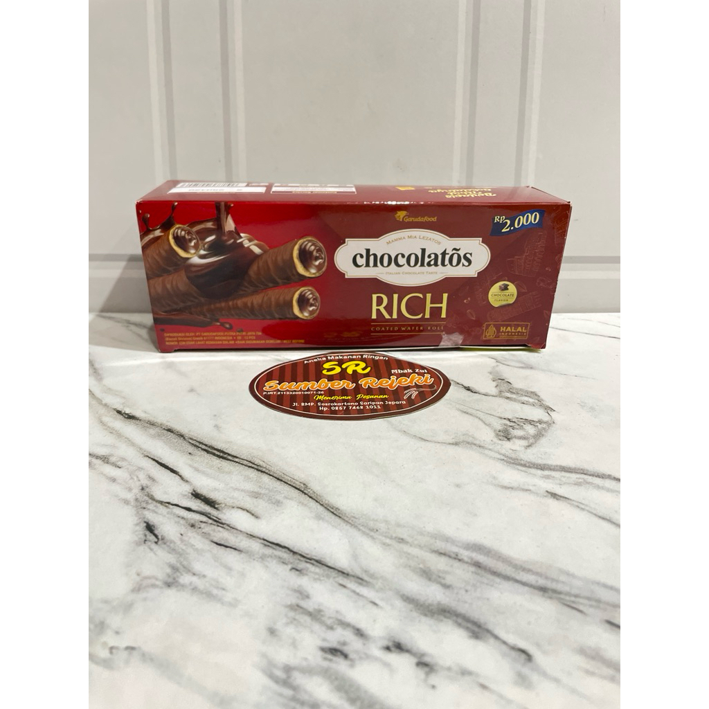 

CHOCOLATOS RICH COKLAT BERAT 400 GRAM