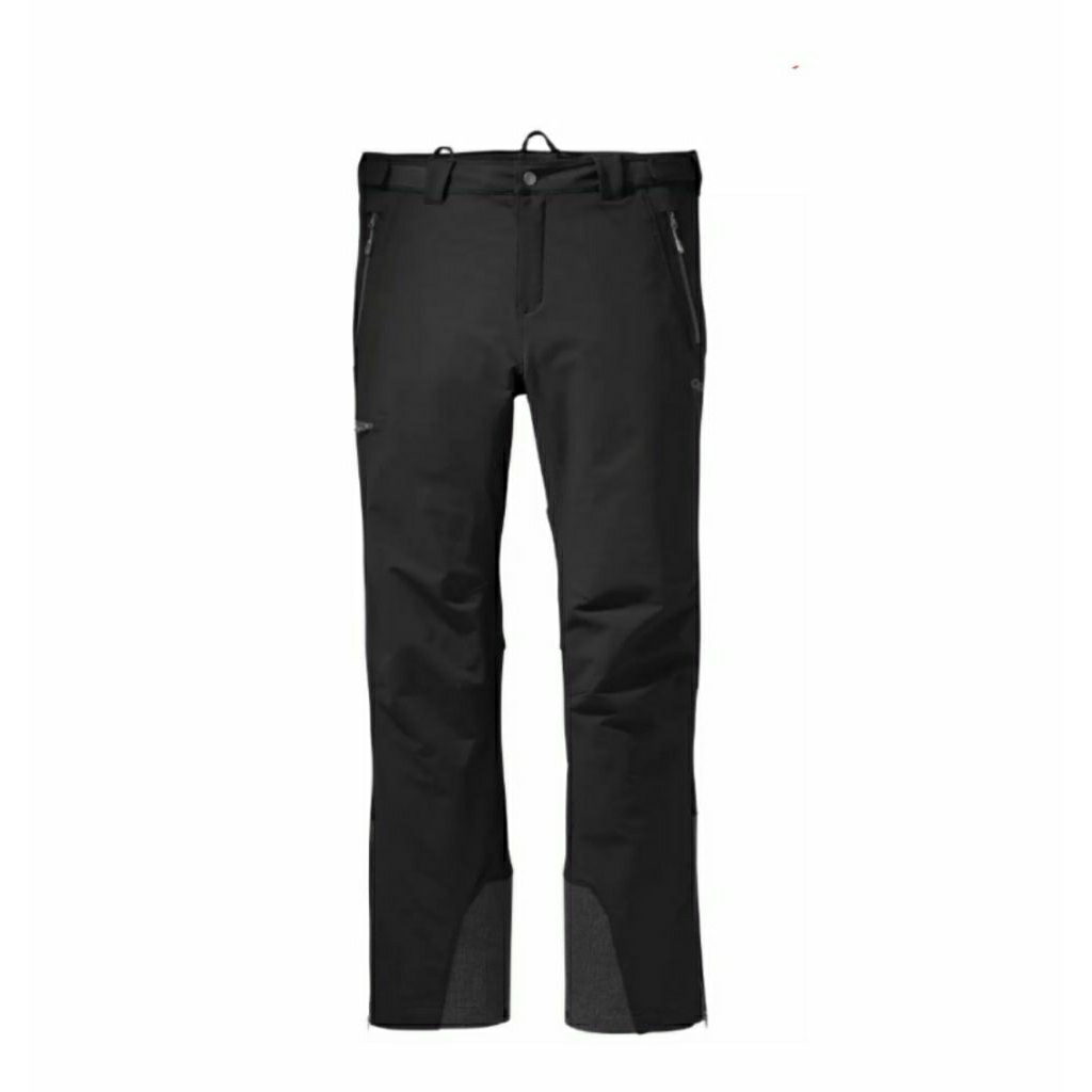 OUTDOOR RESEARCH MEN'S CIRQUE II PANT SOFTSHELL BLACK CELANA PANJANG PRIA HIKING TREKKING WINTER ORI