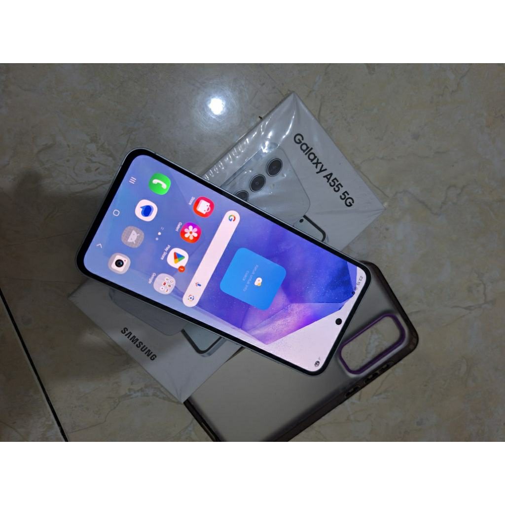 seken samsung a55 ram12/256 fullset segel