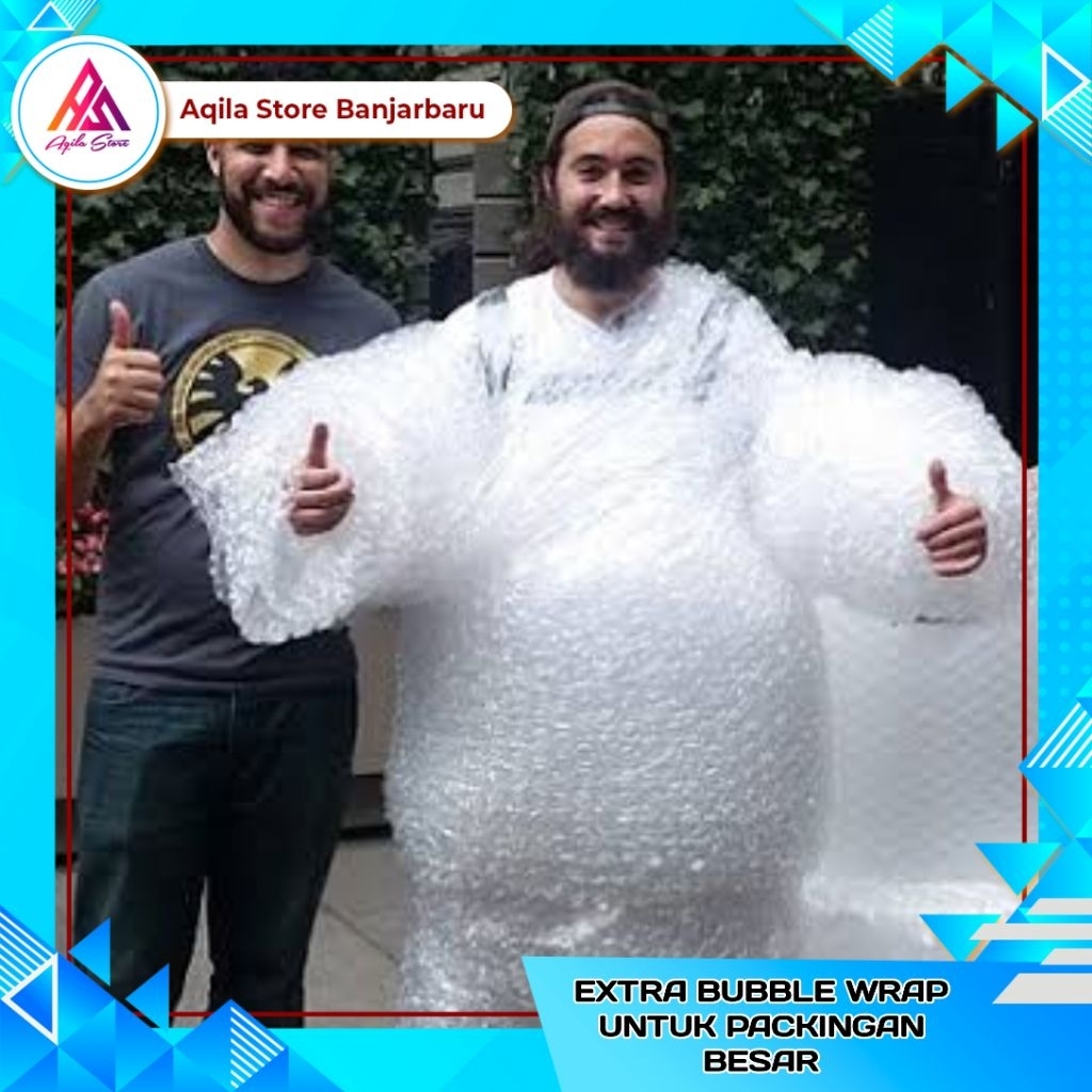 

TAMBAHAN PACKING BUBBLE WRAP AGAR PRODUK YANG ANDA PESAN JADI LEBIH AMAN