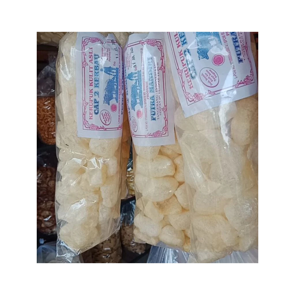 

Kerupuk kulit sapi asli gurih nagih