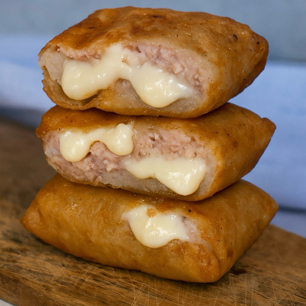 

chobite - Dimsum Goreng isi Keju 4pcs Free Saos Bangkok & Chili Oil