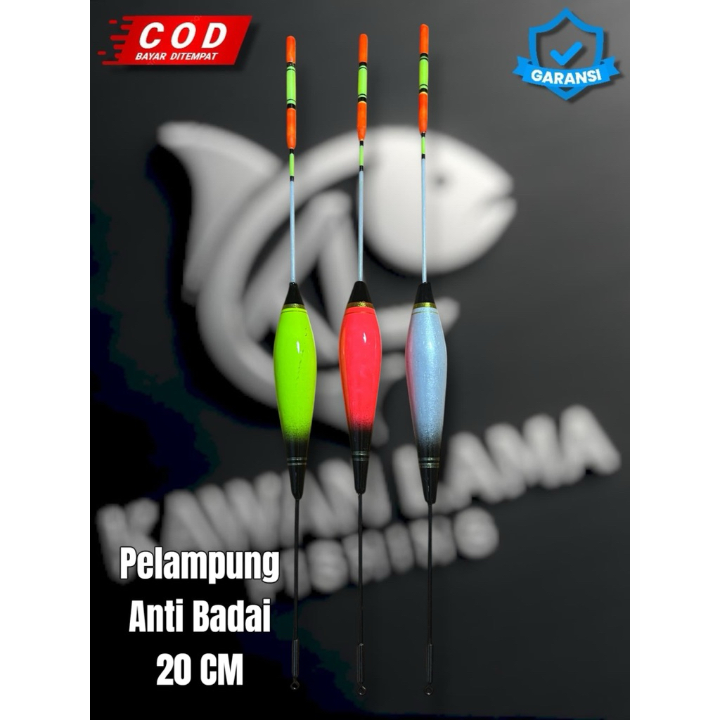 Pelampung Anti Badai 20 Cm/Pelampung Pancing/Pelampung Sensitif
