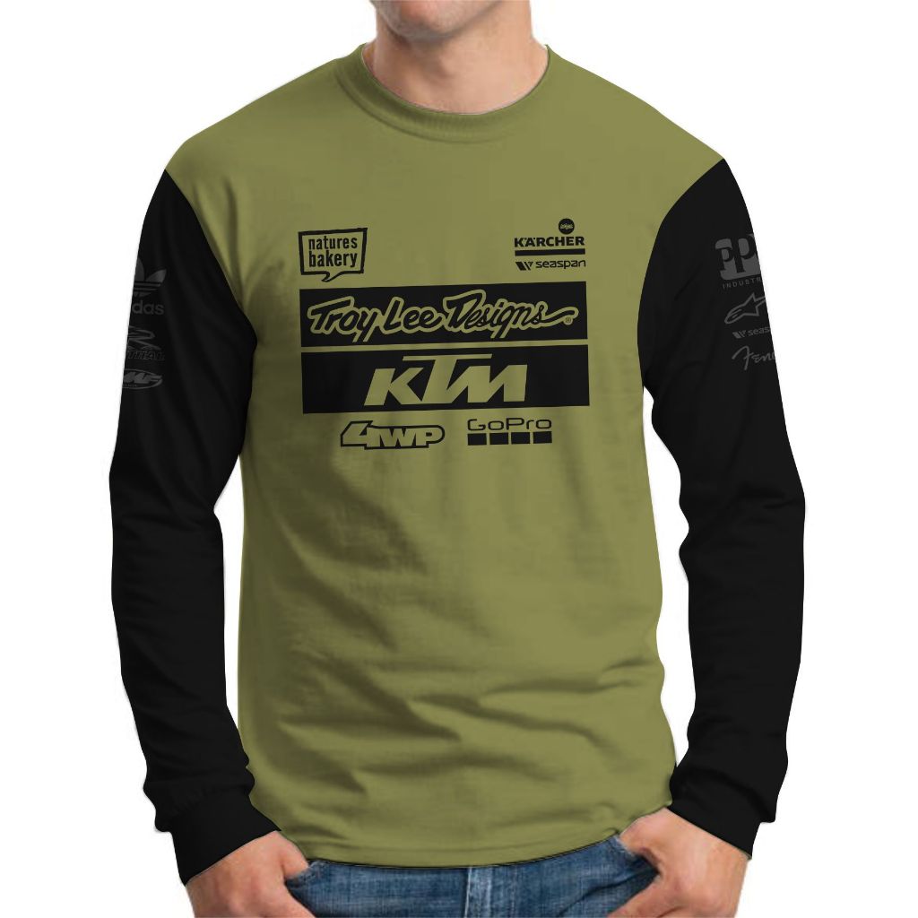 kaos lengan panjang Offroad 4 x 4 Trail Mtb Motor Ktm Trabas