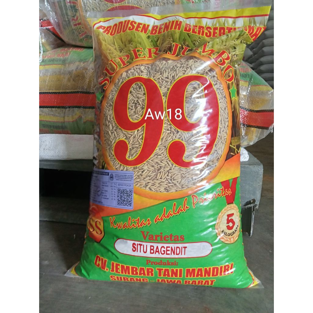Benih Padi Super Jumbo 99 Varietas SITU BAGENDIT