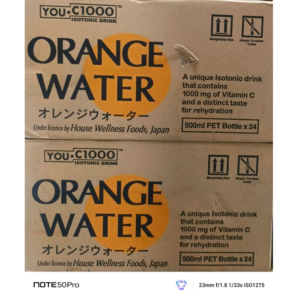 

⭐ YOU C1000 ORANGE ORANGE WATER 1 DUS ISI 24PCSx500ML ⭐