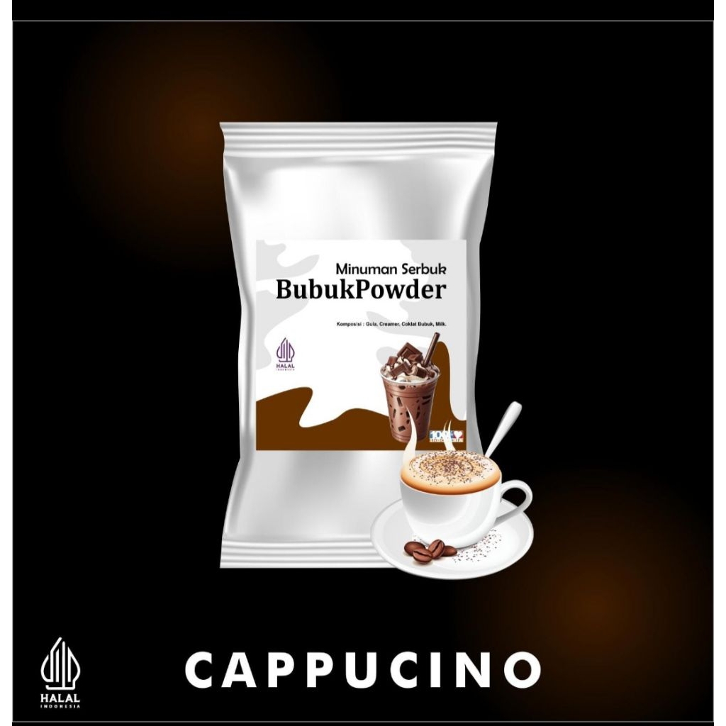 

Bubuk Capucino 1Kg Bubuk Minuman Capucino Cappucino Cinacau Capucino powder 1Kg