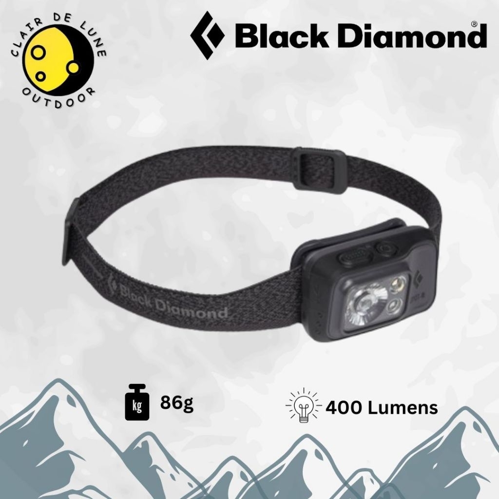 Headlamp Black Diamond Spot 400-R / Senter Kepala Black Diamond