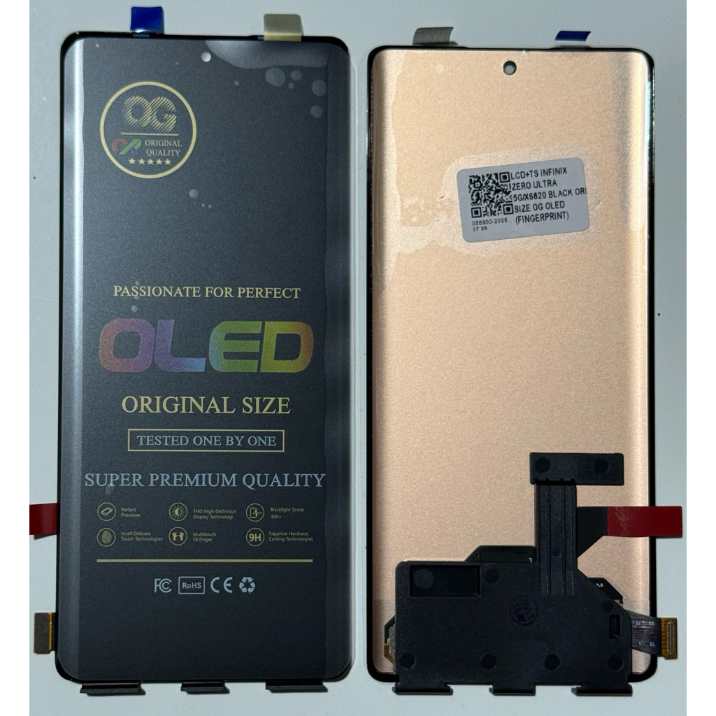 Lcd touchscreen infinix Zero Ultra 5G/X6820 original fingerprint on