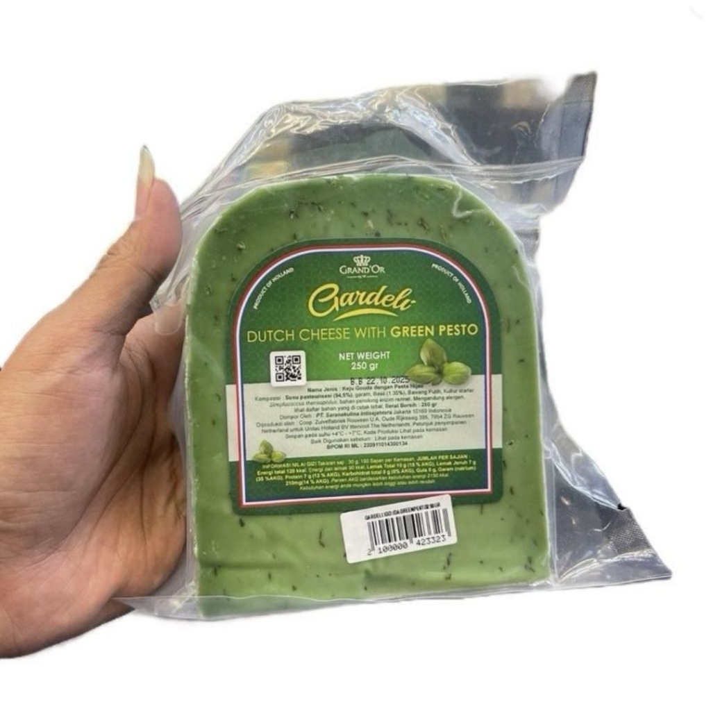 

Keju Grend'Or Dutch Cheese With Green Pesto 250 Grm