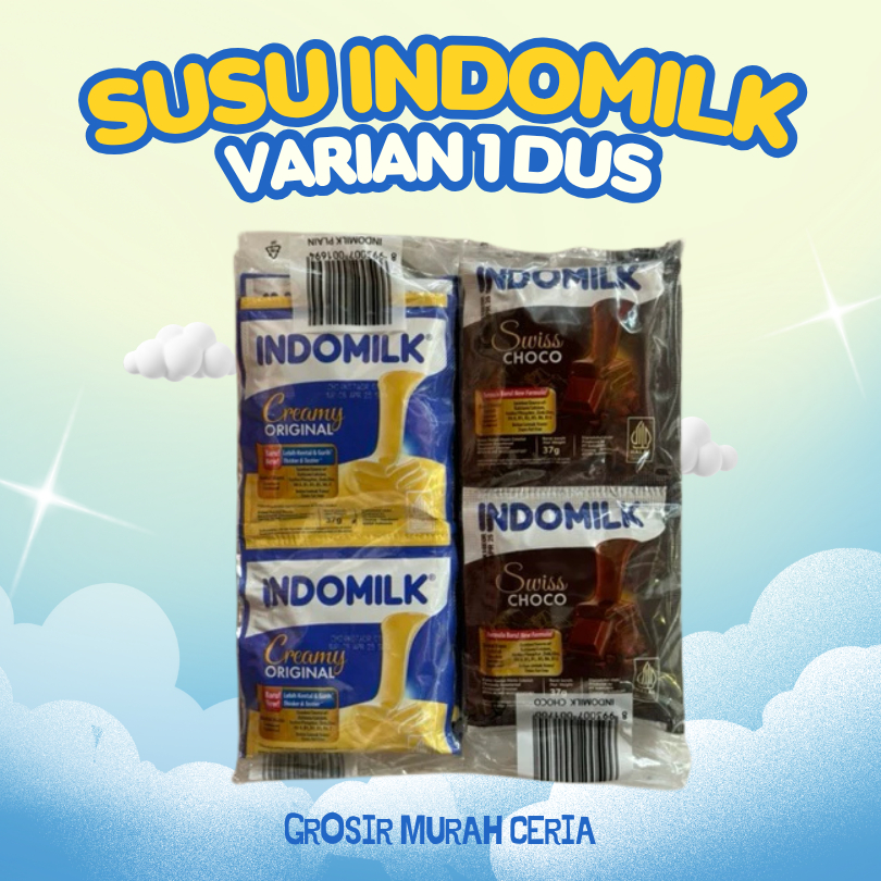

Indomilk Kental Manis Sachet 1 Dus
