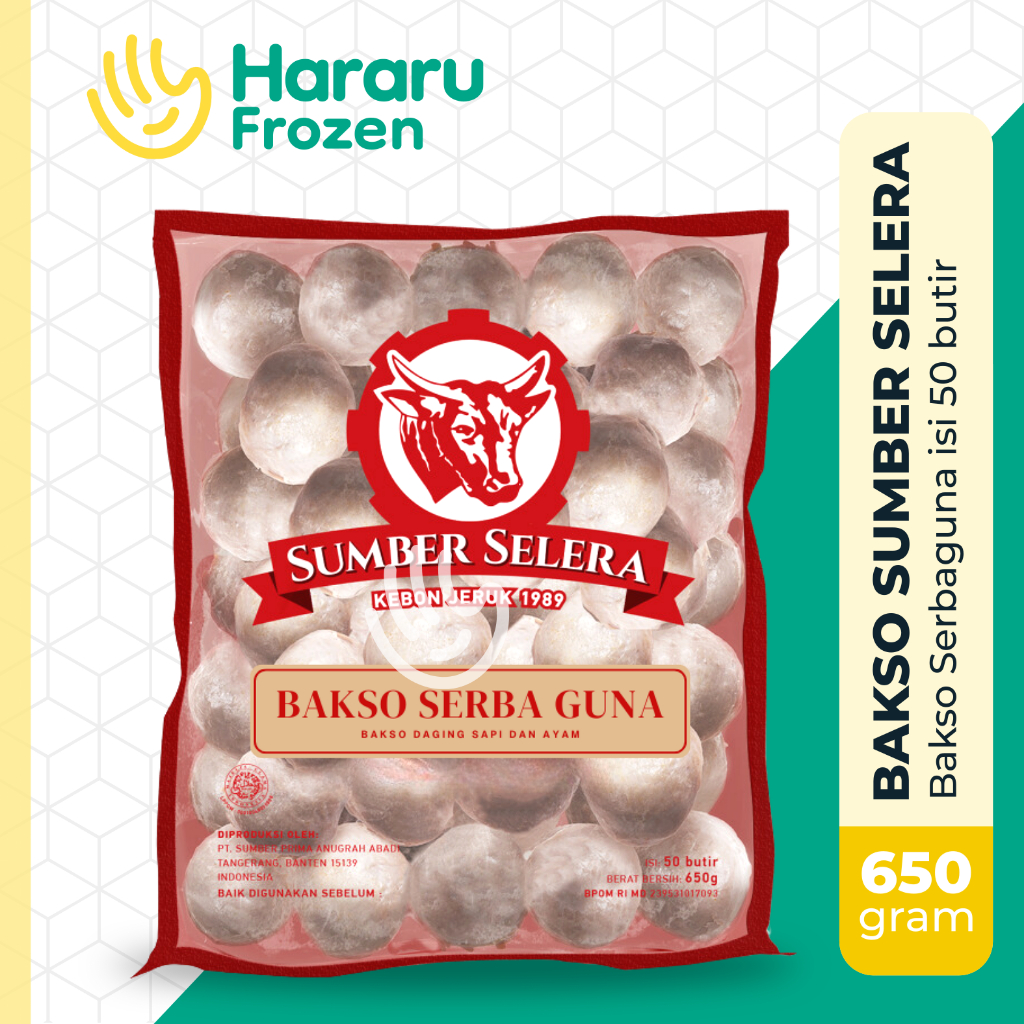 

Bakso Sapi Sumber Selera Serbaguna isi 50