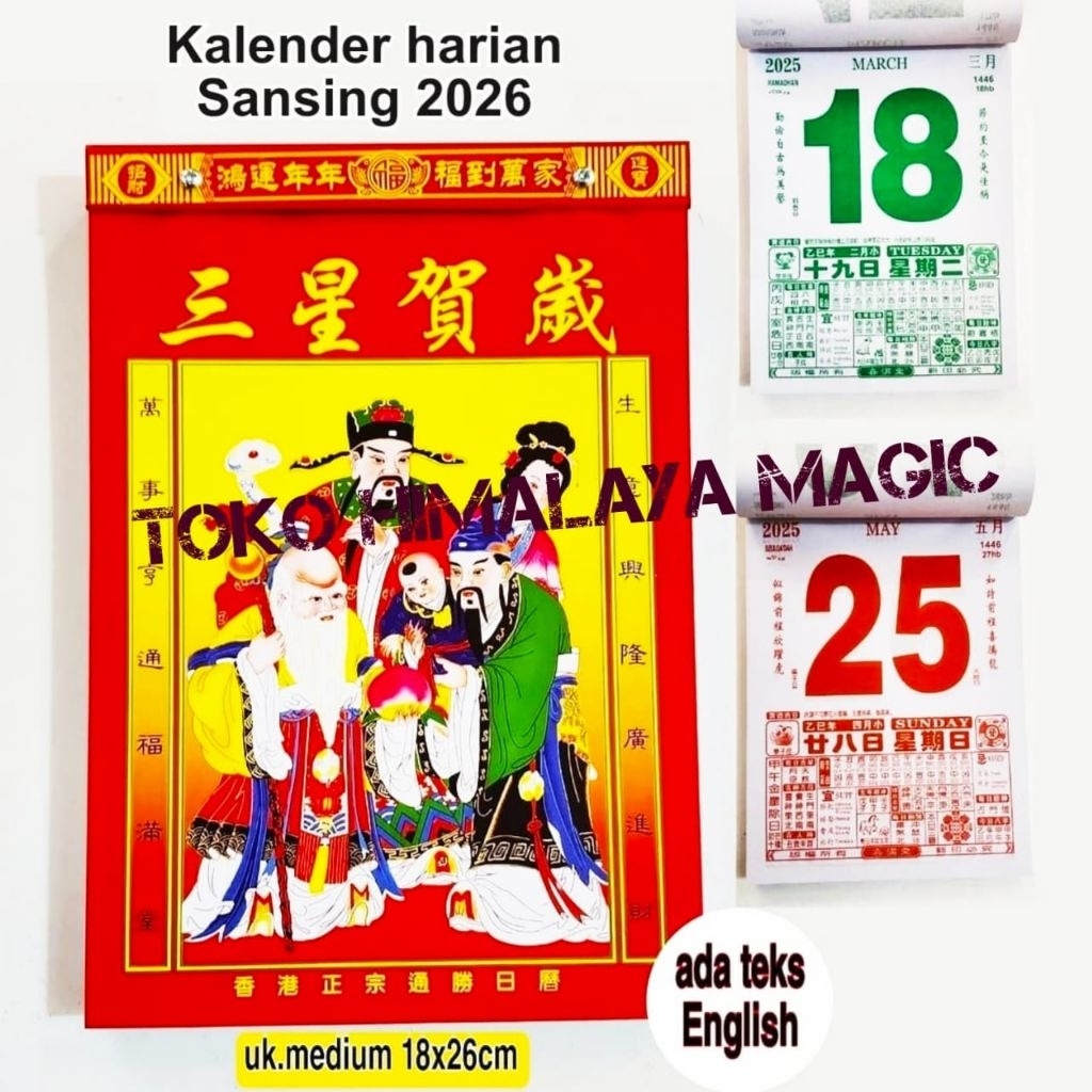 

Kalender 2026 Harian China