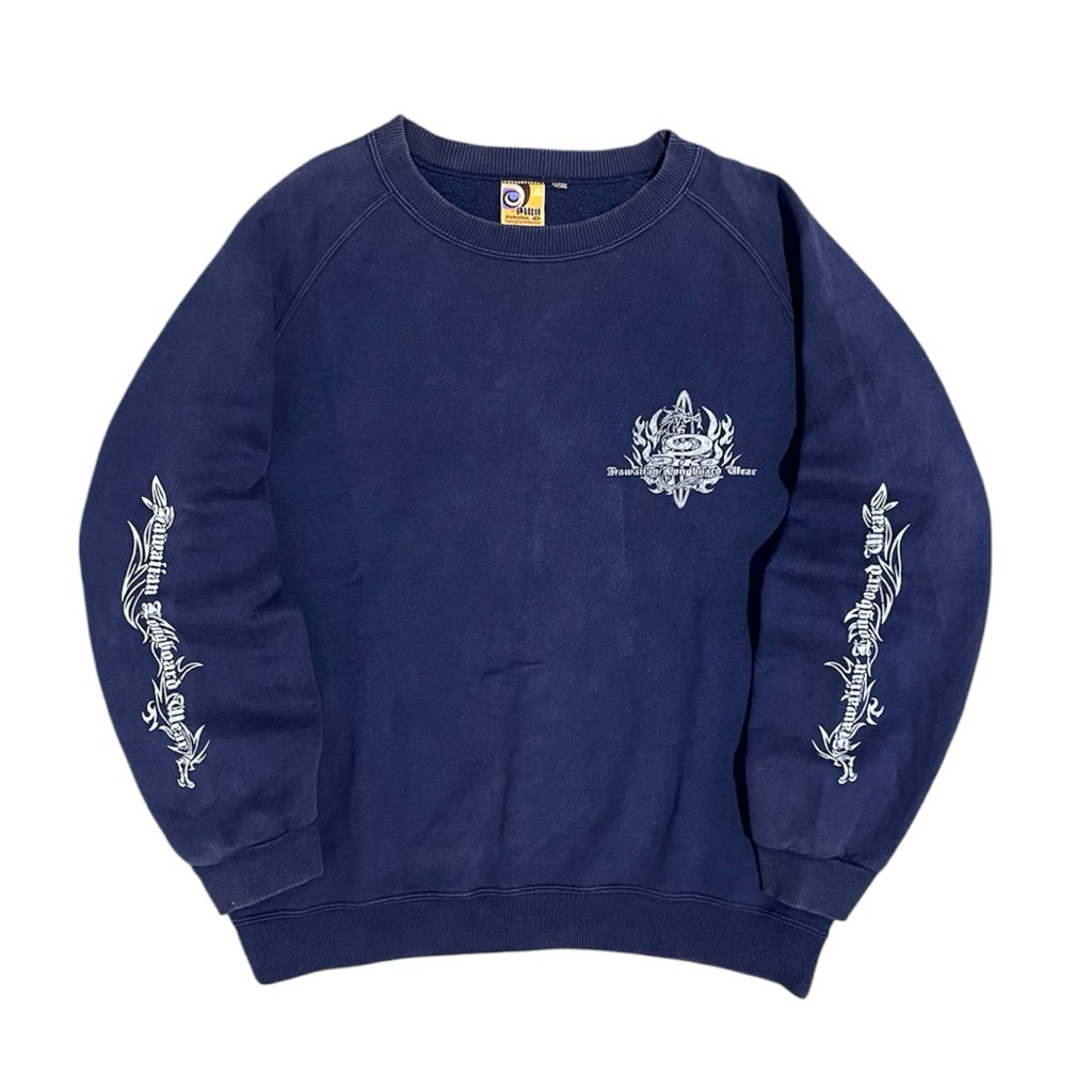 Piko Hawaiian Longboard Wear Crewneck Vintage