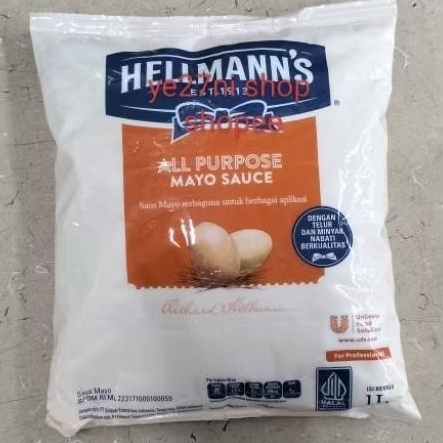 

Hellmanns All Purpose Mayo Sauce 1 liter