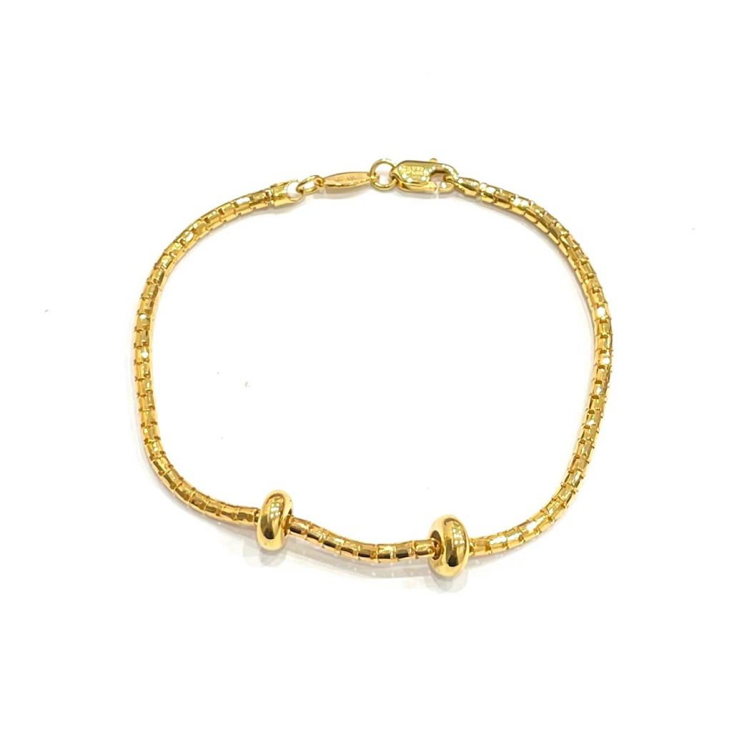 Gelang Emas Charm Kadar 700 16K