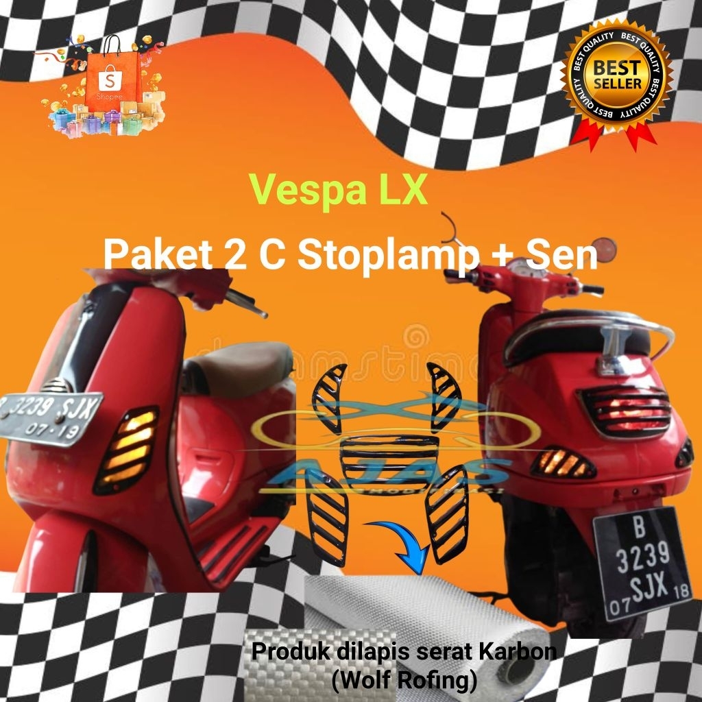 Cover Stop lamp+Sen LXV150/125