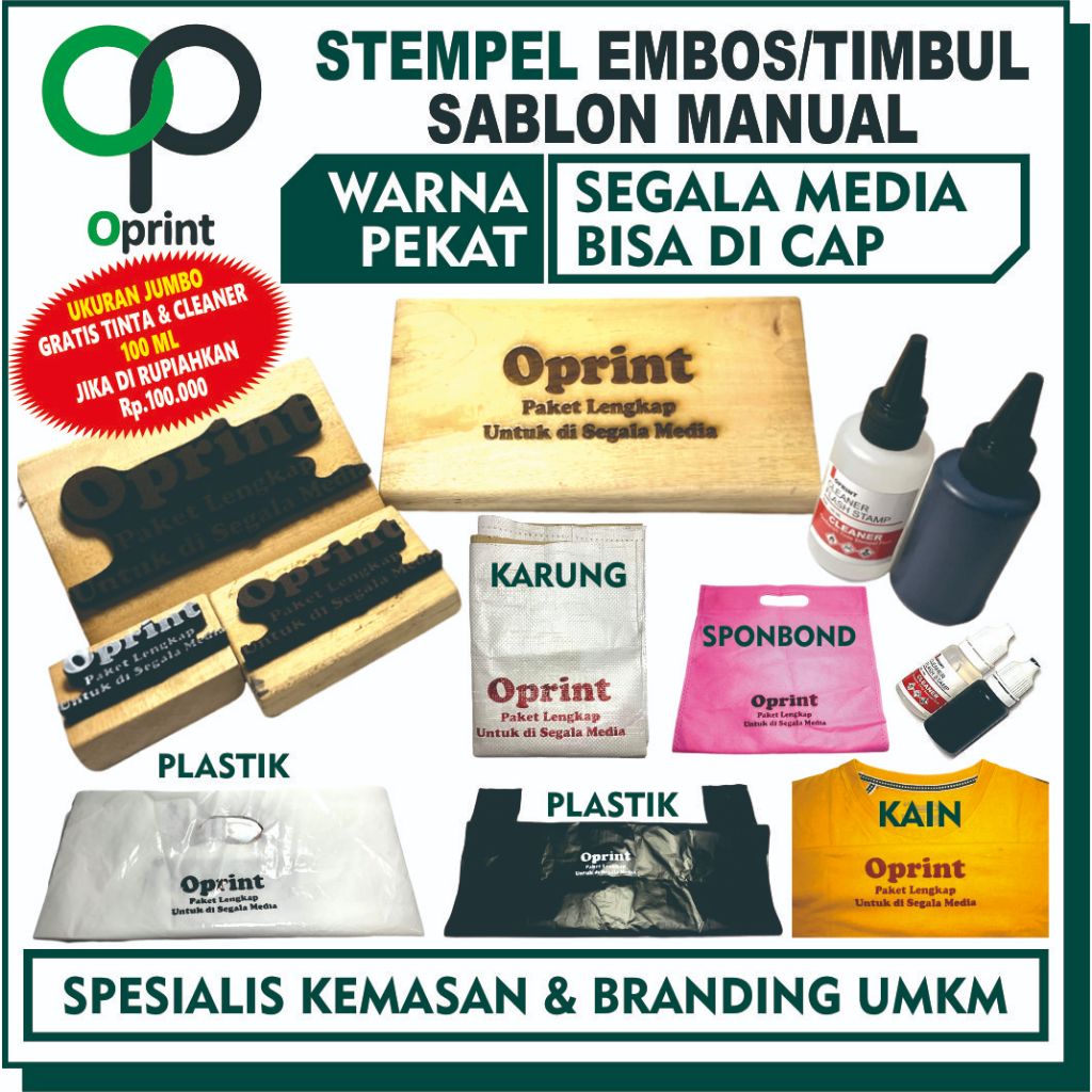 

Stempel Kain Custom - Stempel Sablon Manual untuk Kain & Spunbond