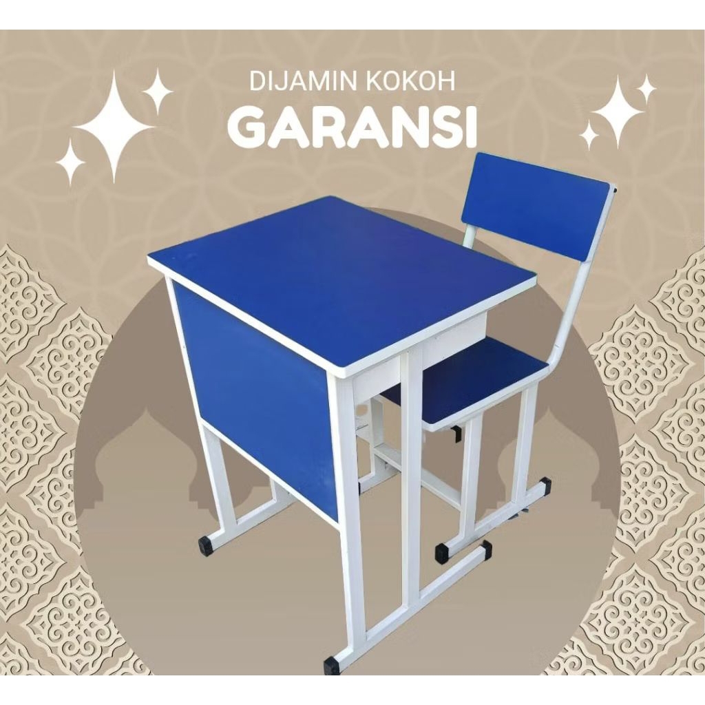 MEJA SEKOLAH BESI KURSI MEJA BELAJAR SEKOLAH
