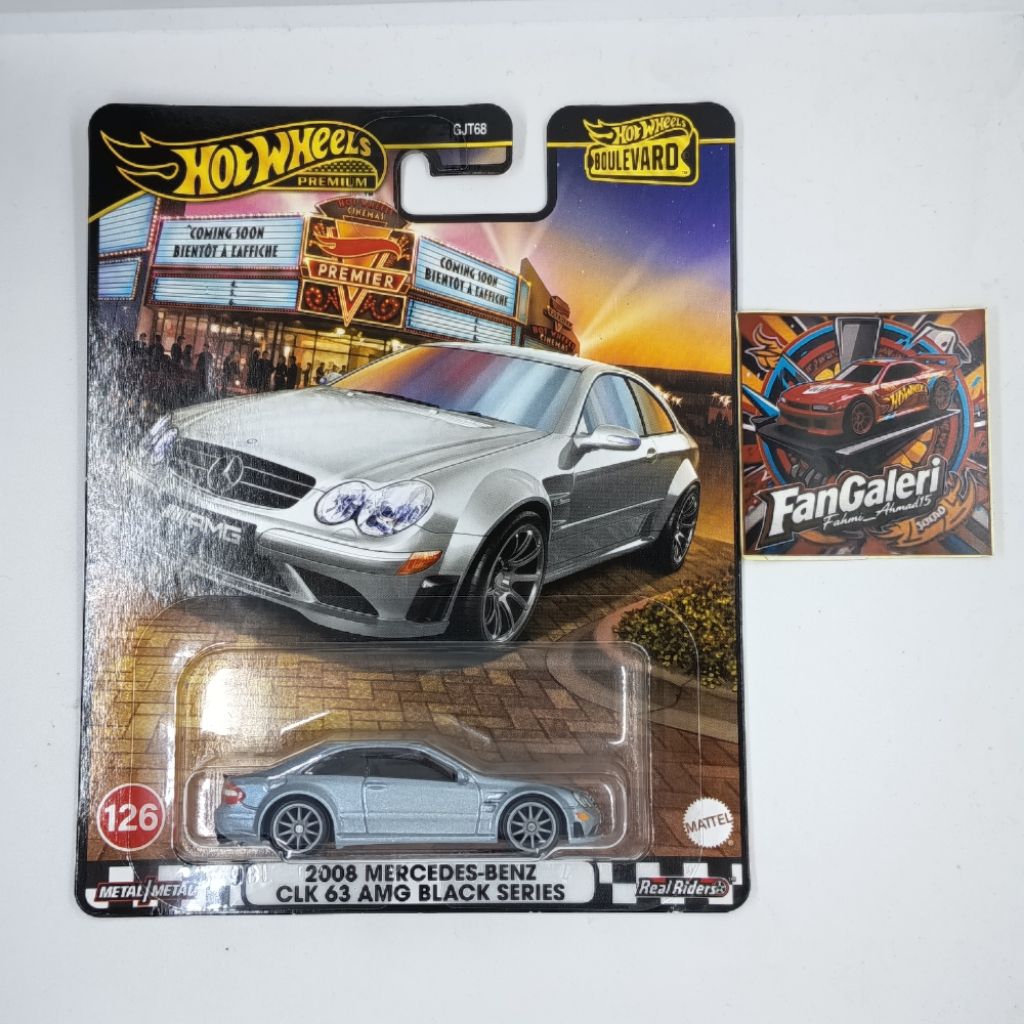 Hot Wheels 2008 Mercedes Benz CLK 63 AMG Black Series