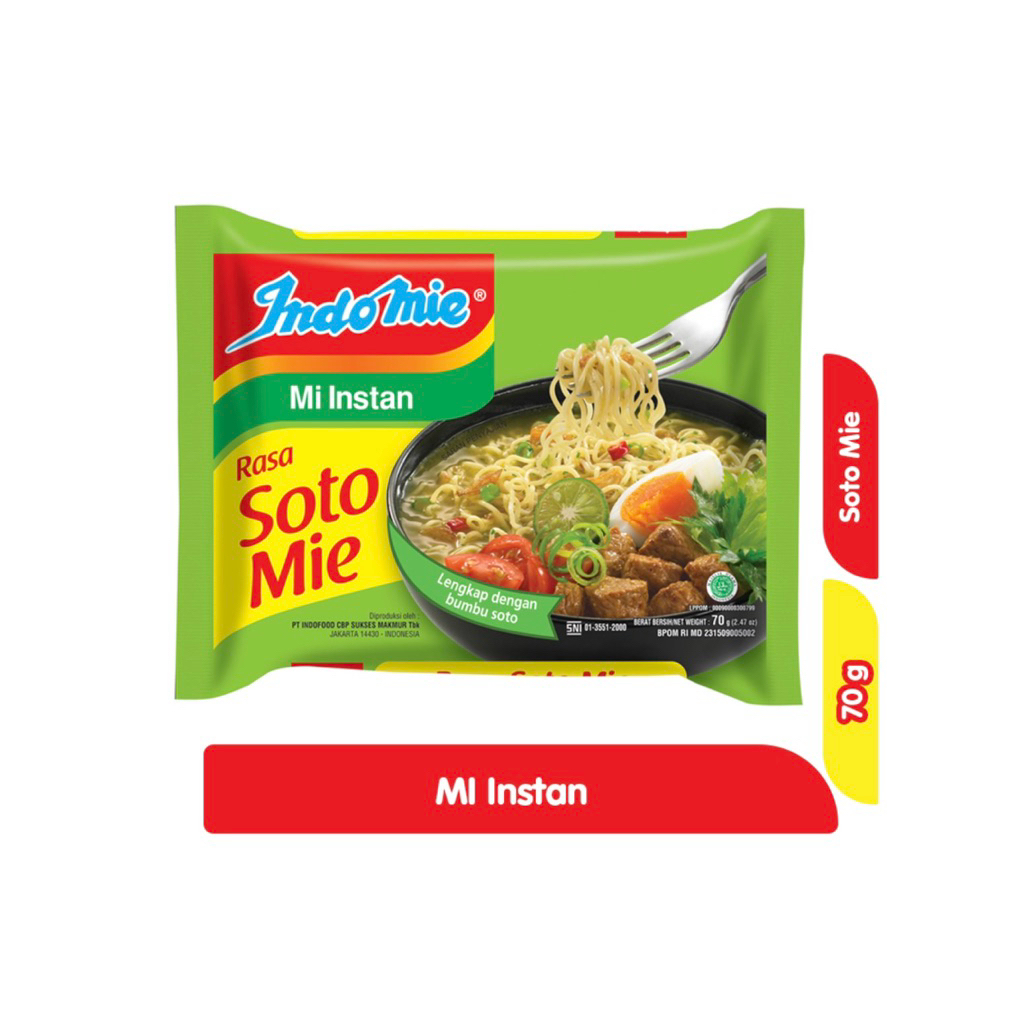 

INDOMIE KUAH INSTAN SOTO MIE 70 gram