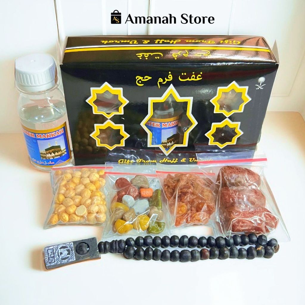

Paket Oleh Oleh Haji Dan Umroh Lengkap Gift Hampers 6 Item