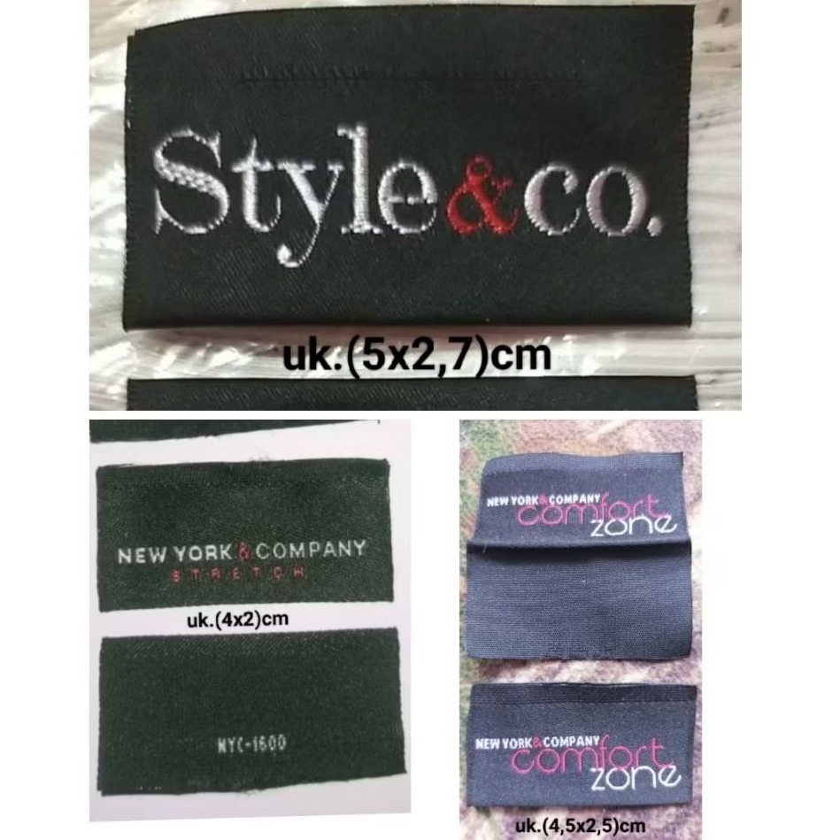 

tag label merek (main) style ny co