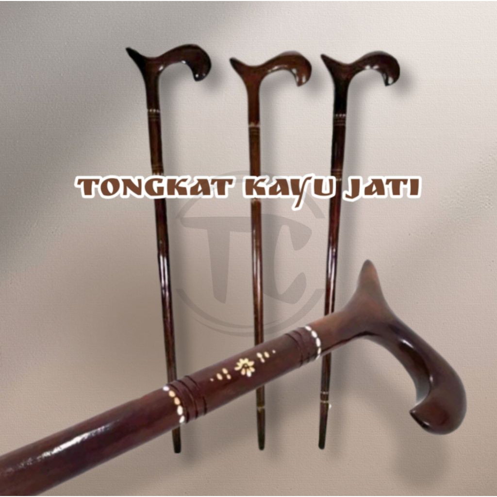 Tongkat Jalan/Tongkat Kayu Jati