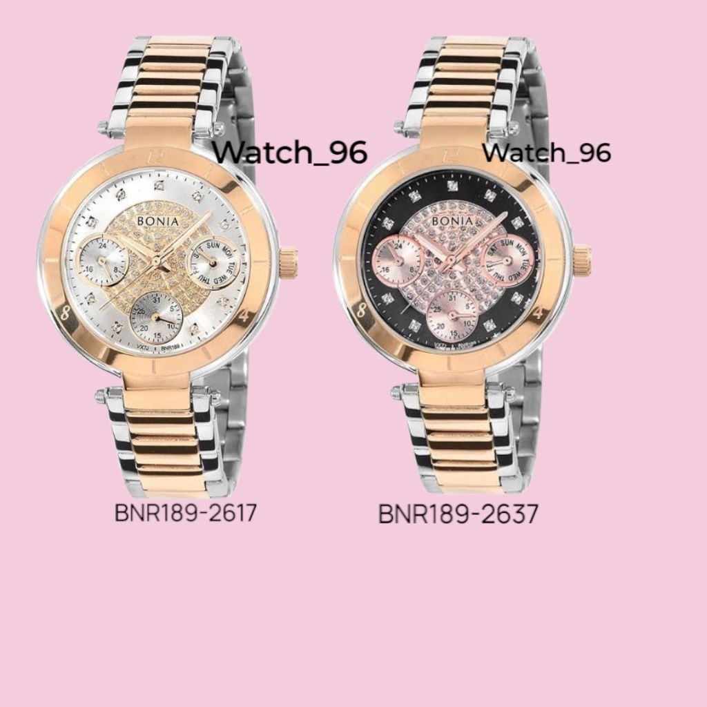 New jam tangan wanita Bonia BNR189 BNR189-2617 BNR189-2637 original