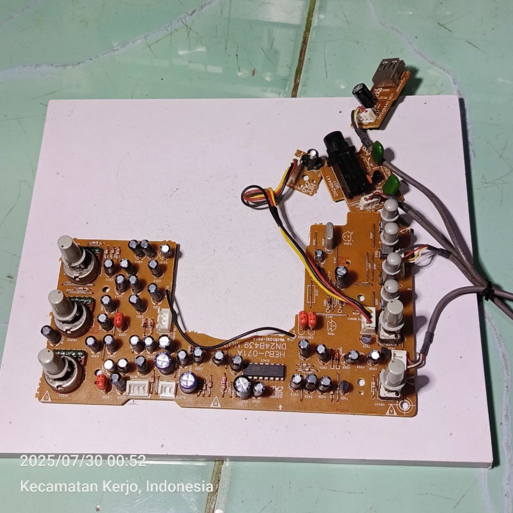 mesin tone control copotan speaker aktif POLYTRON PAS 28 belum ditest