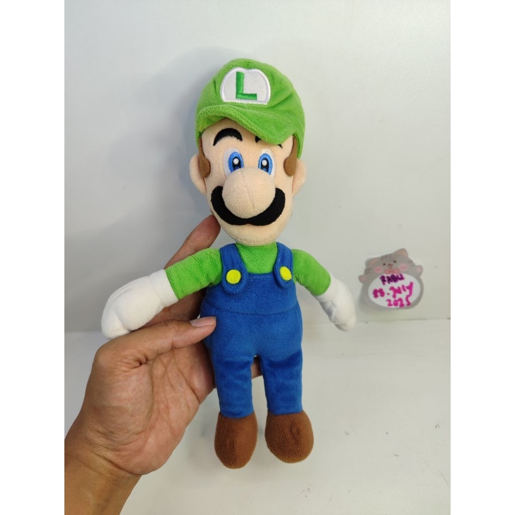boneka super mario Luigi original mario