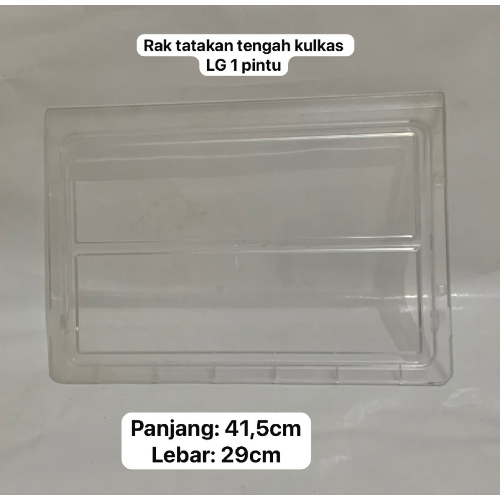 RAK TATAKAN TENGAH KULKAS LG 1 PINTU ORIGINAL || RAK KULKAS LG 1 PINTU || RAK KULKAS TERMURAH