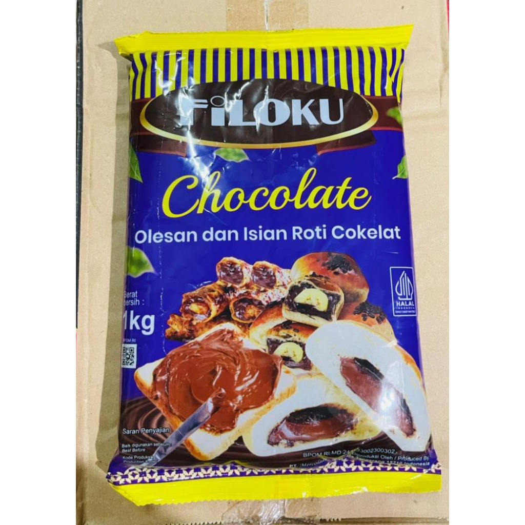 

1kg Selai Coklat Filoku/Filling Coklat Filoku/Selai Coklat isian Kue/Selai Coklat Filoku