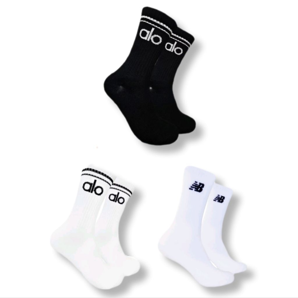 kaos kaki  kaoskaki panjang oldschool skate sport motif alo nb