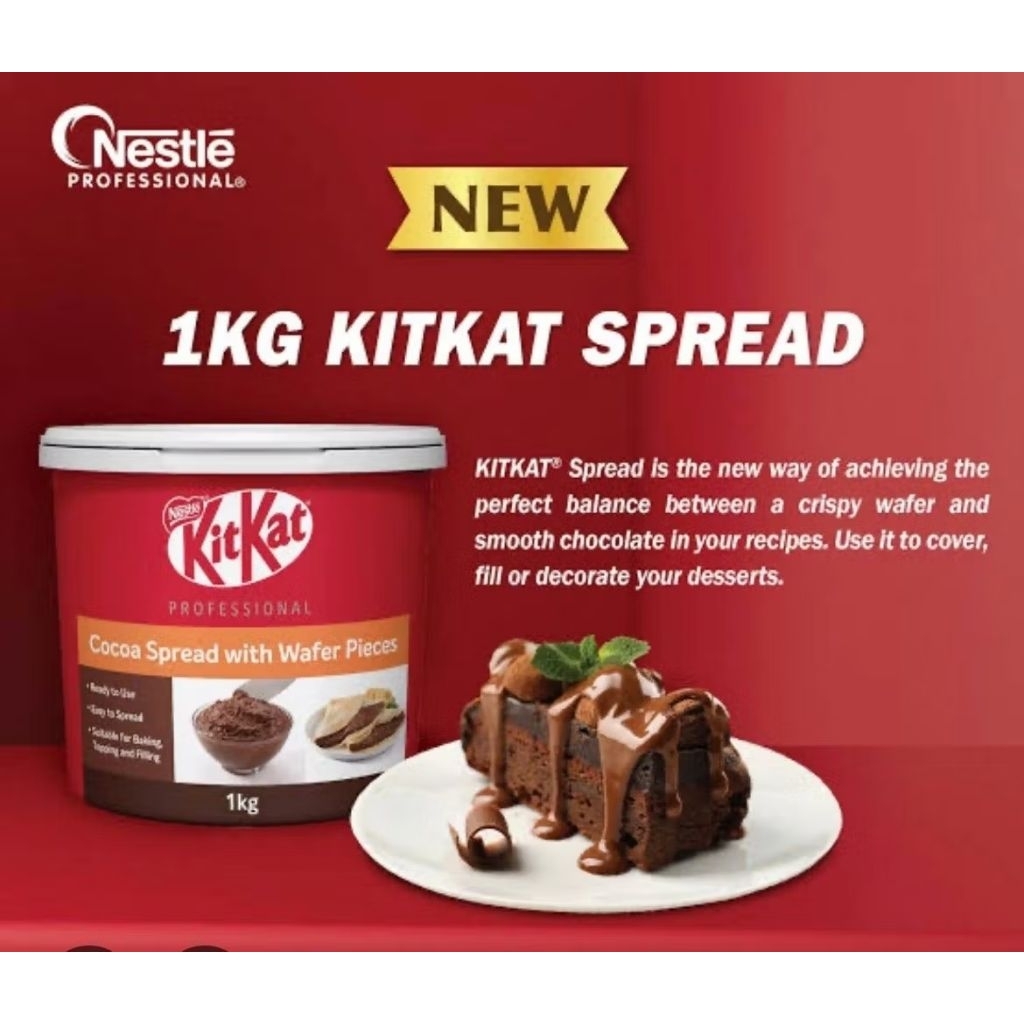 

Selai Coklat KitKat Spread 250gram halal