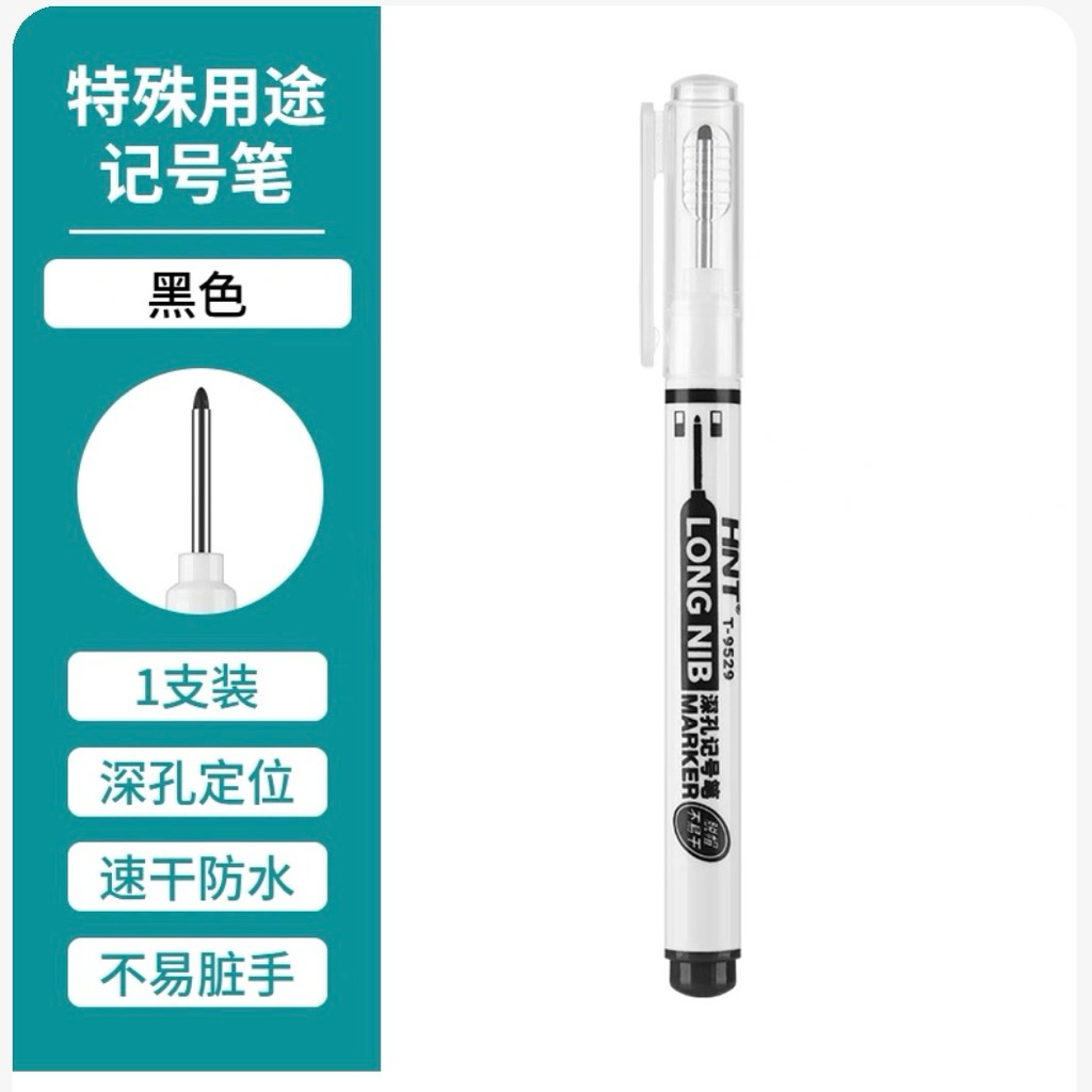 

Spidol Long Nib Marker Hitam / Marker