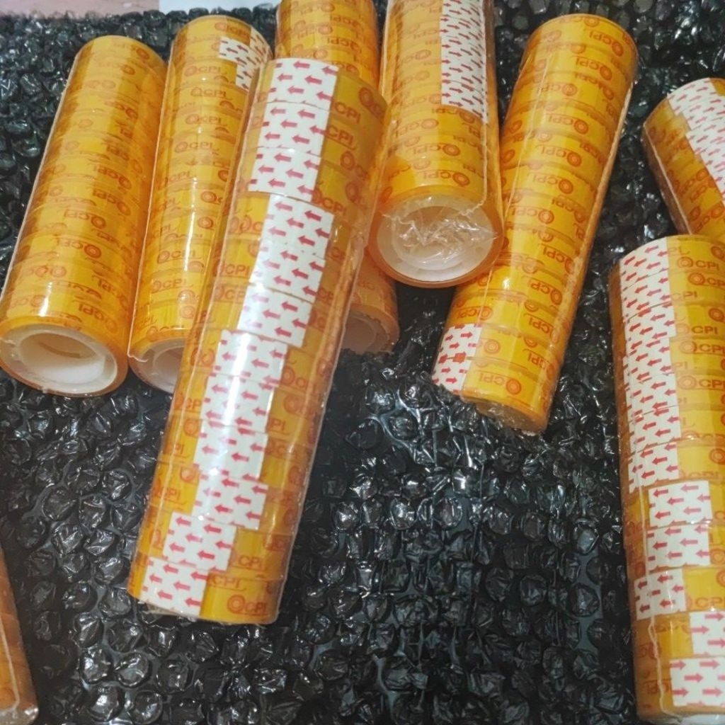 

lakban isolasi Stationary Tape Selotip ATK 12 mm x 10 Yard Perslop