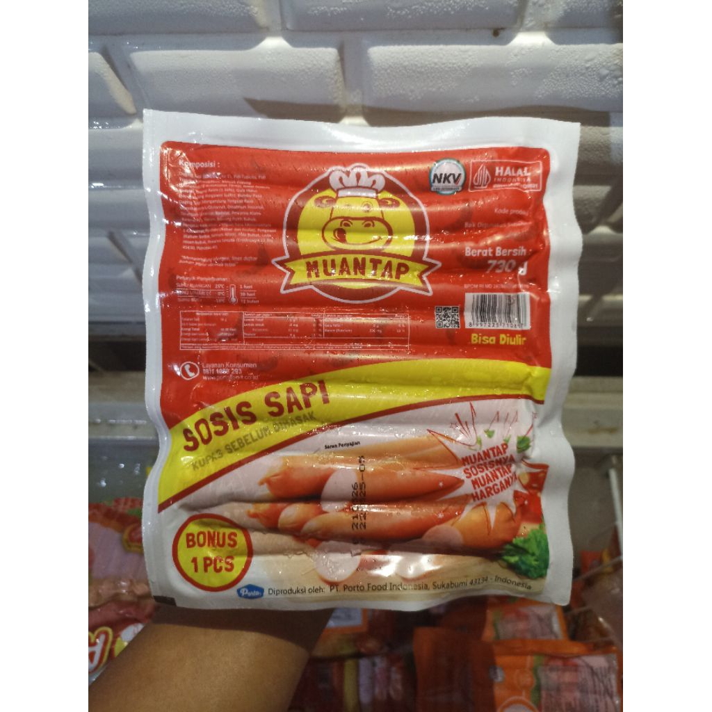 

MUANTAP SOSIS SAPI MERAH 730gr