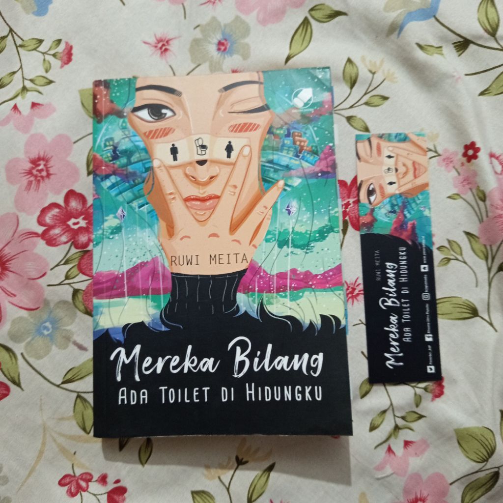 Preloved novel Mereka Bilang Ada Toilet Di Hidungku Ruwi Meita