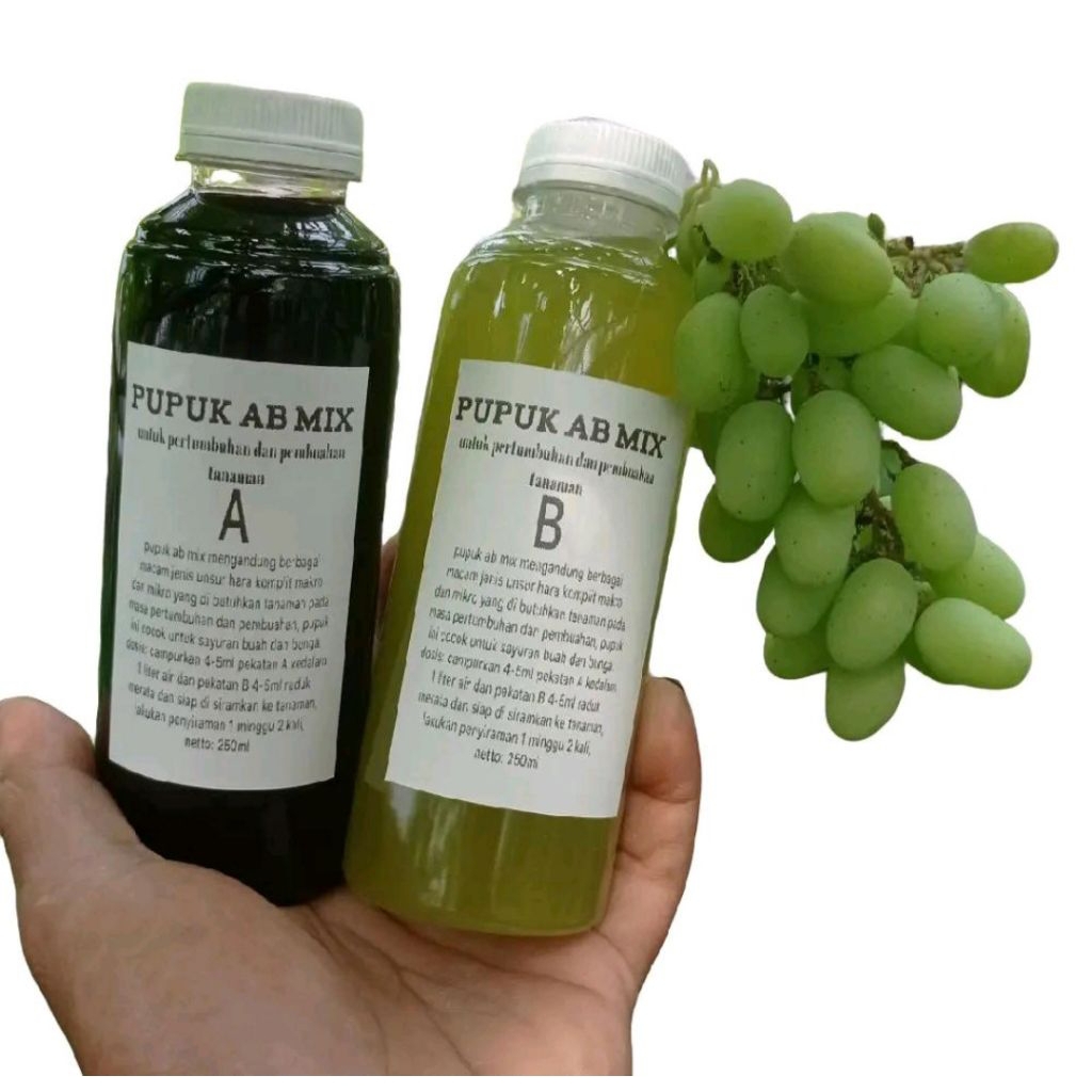 pupuk nutrisi ab mix untuk semua tanaman buah bunga dan sayur