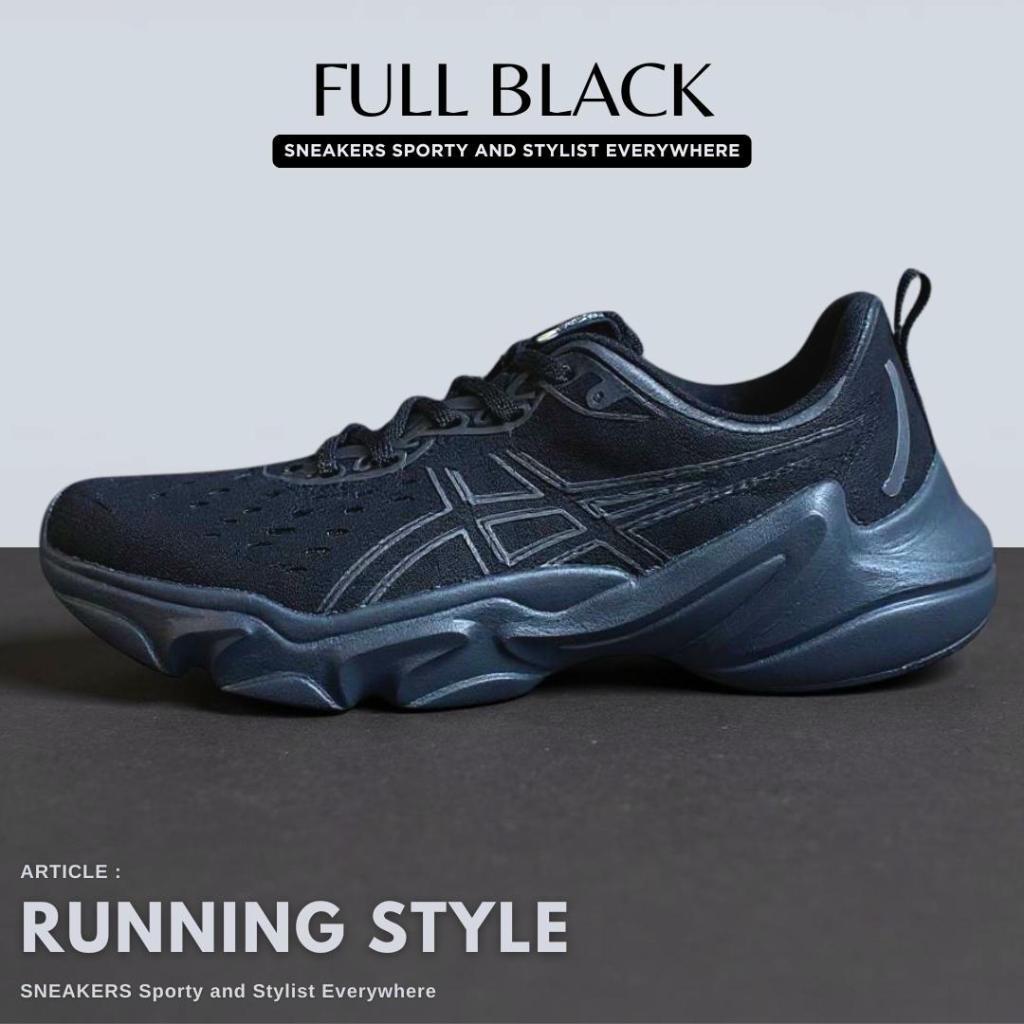 Sepatu Sneakers Running Asics GelBurst Olahraga Badminton Tenis Pria Wanita