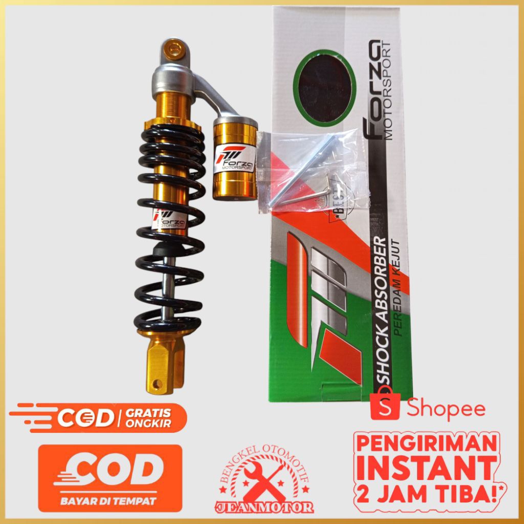 Shockbreaker Forza Vario Tabung | Shock Vario 110 125 150 | Warna Gold Racing
