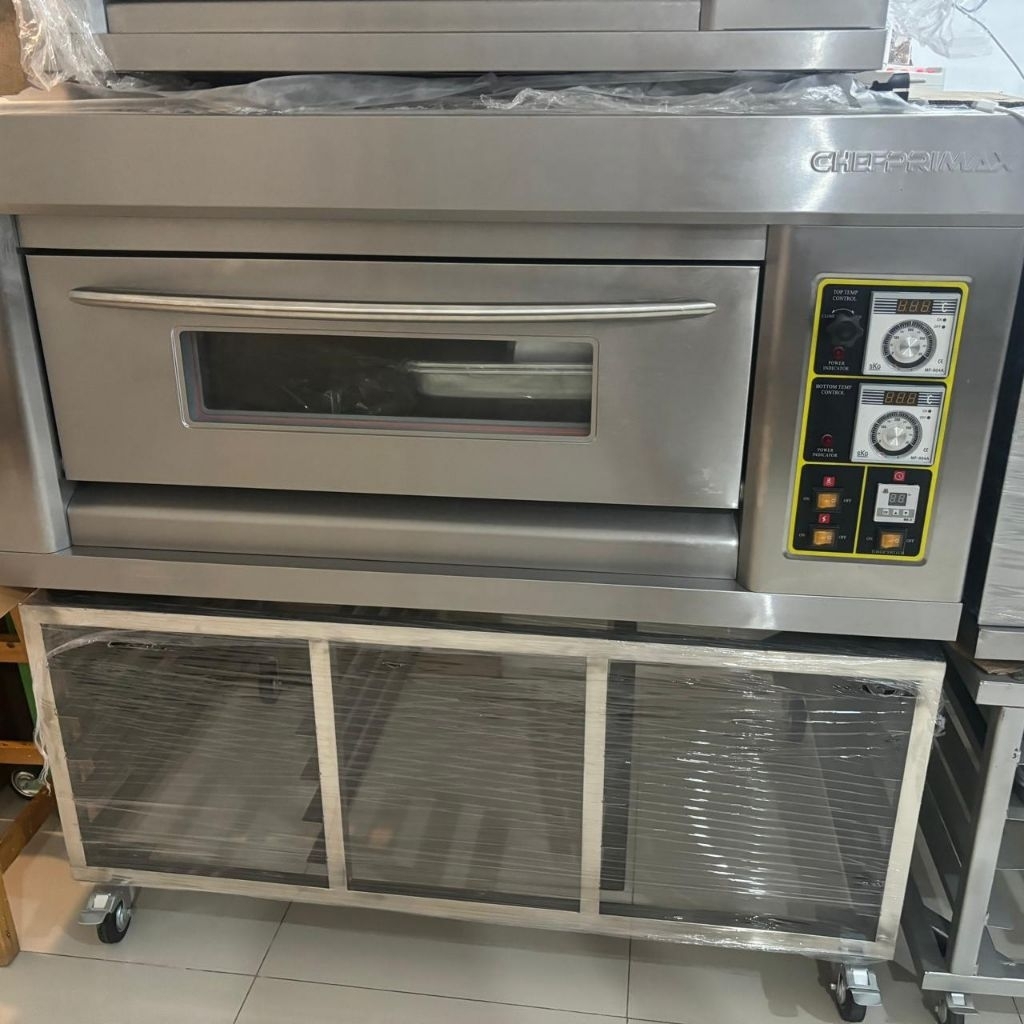 1 Set Oven Deck 1 Tray 2 Tray + Meja