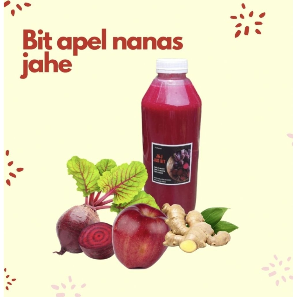 

Jus Bit Apel Jahe - J&J Juice - minuman jus buah