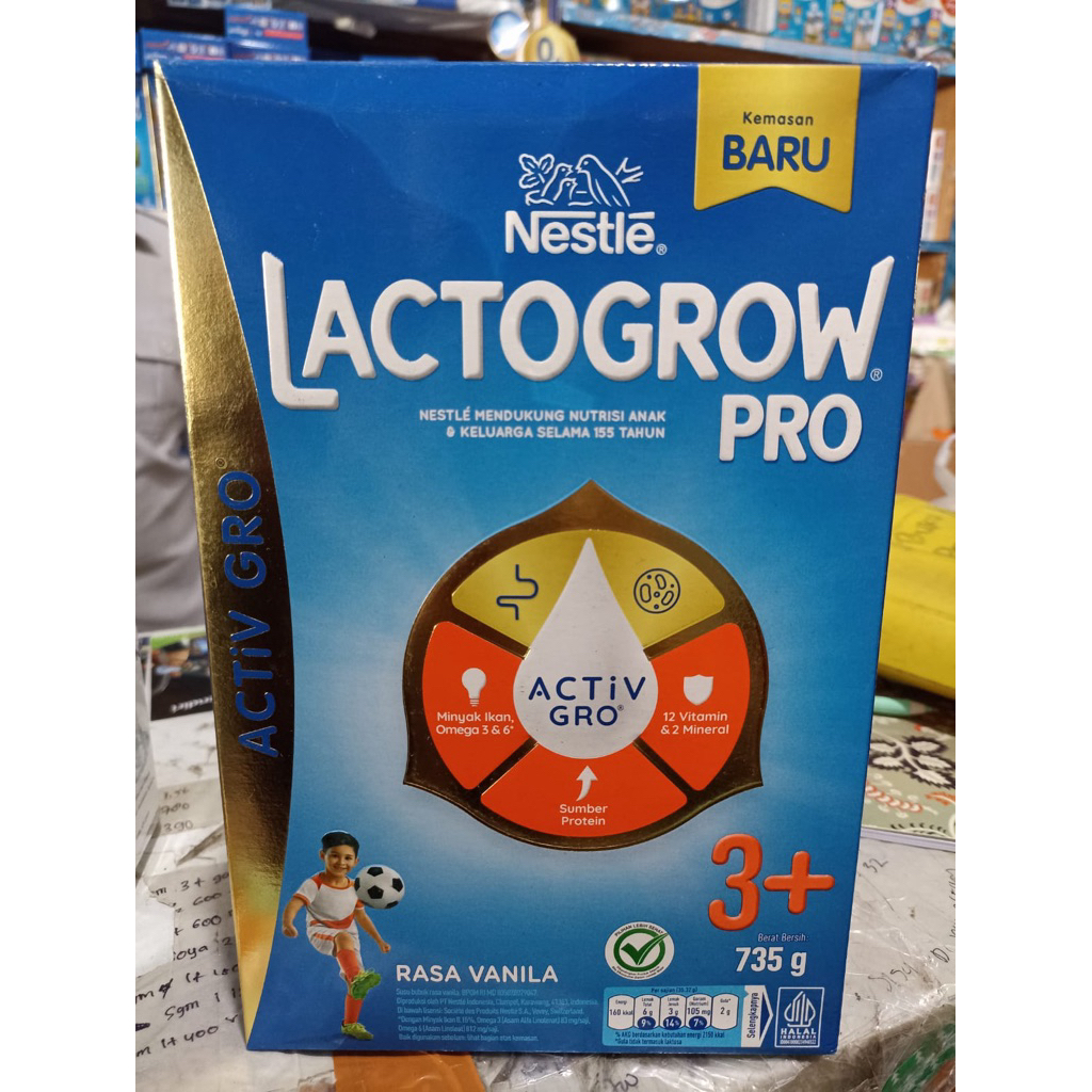 

Lactogrow pro 3+ 735 gram