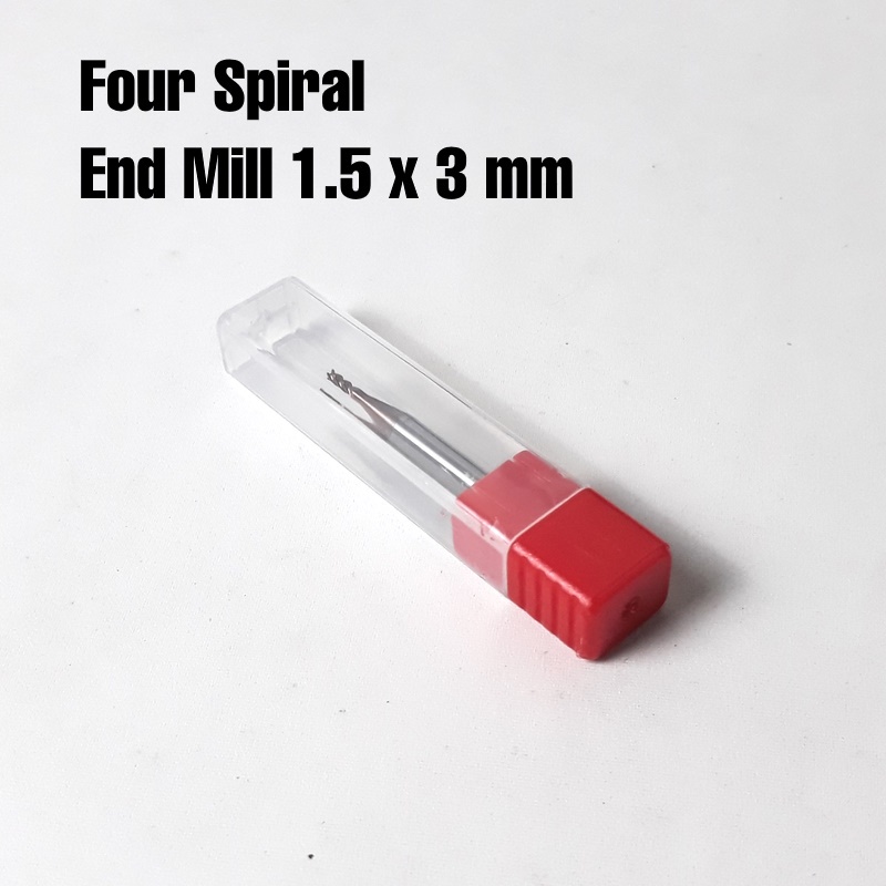 

CNC Cutter End Mill 1.5 x 3 mm