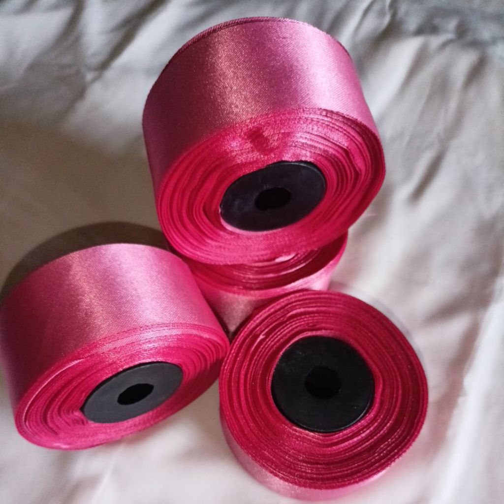 

Paket 4 Gulung Pita Satin 10M/ DIY/ Satin